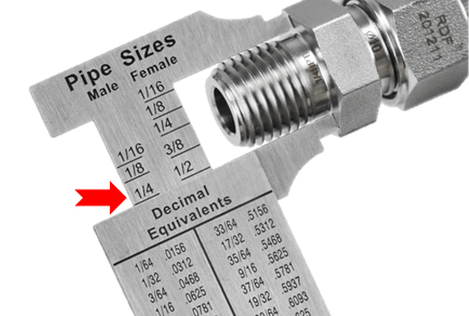 口袋卡尺阳螺纹测量